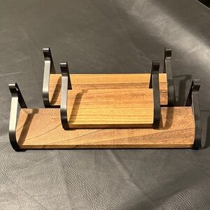 Amazon Brown and Black Wall Decor Display Shelves